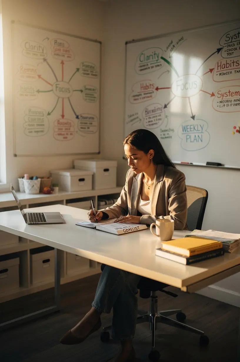 Illustration of positive affirmations enhancing daily life.