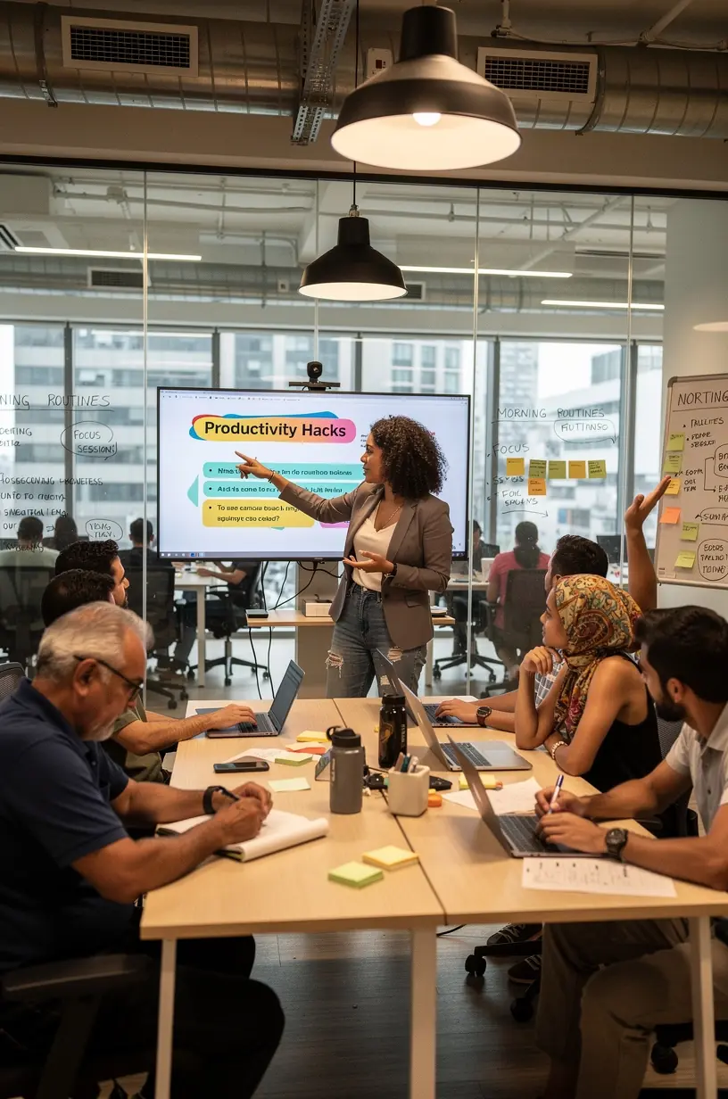 Mindfulness practices integrated into daily activities.