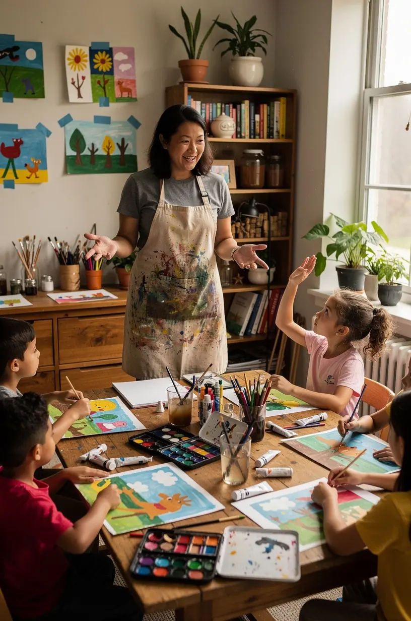 Modern office workspace