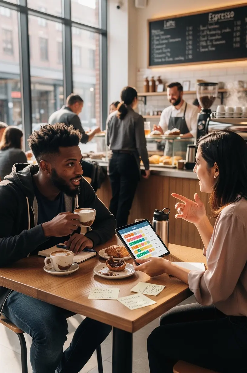 Professional team collaboration